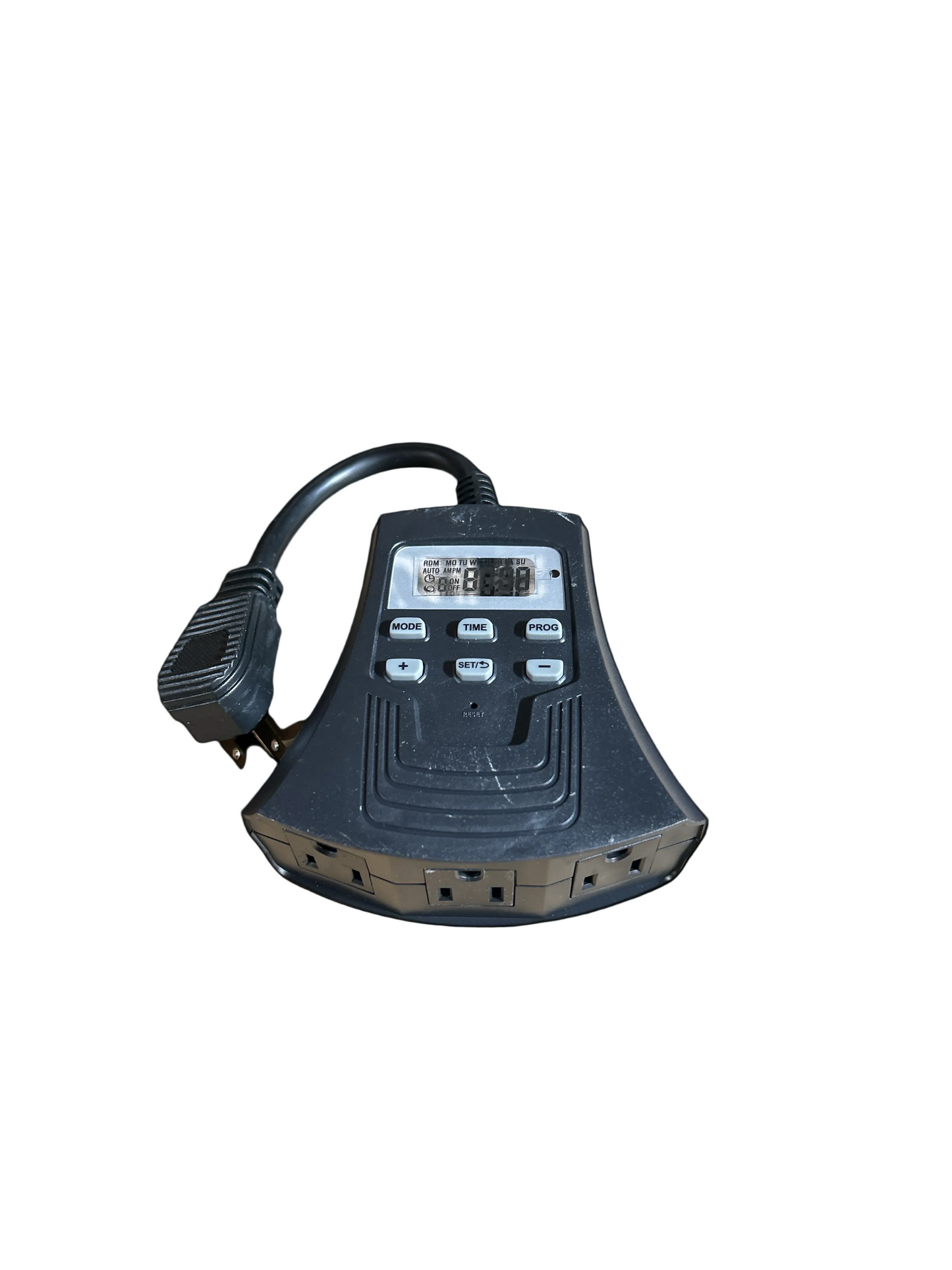 7-Day Digital Timer- All Weather 3-Outlet — view 1