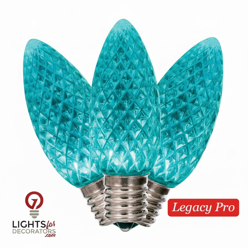 LED C9 SMD Bulb - TEAL Teal- LegacyPro — view 1