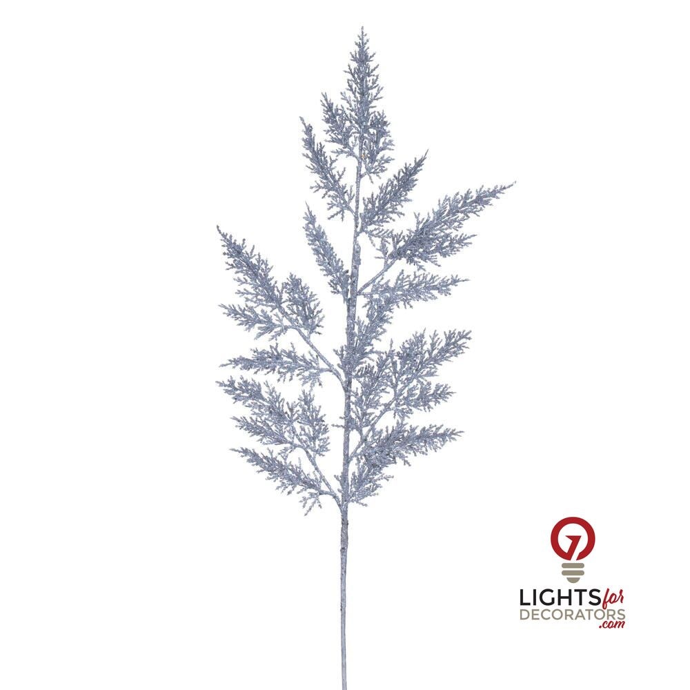 24" Glitter Wild Huck Spray - Set of 6 - Silver Silver — view 1