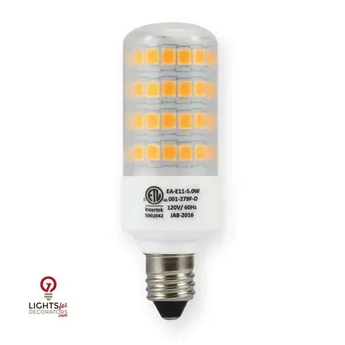 5 Watt Emeryallen LED Mini-Can Base (E11) 120V Lamp