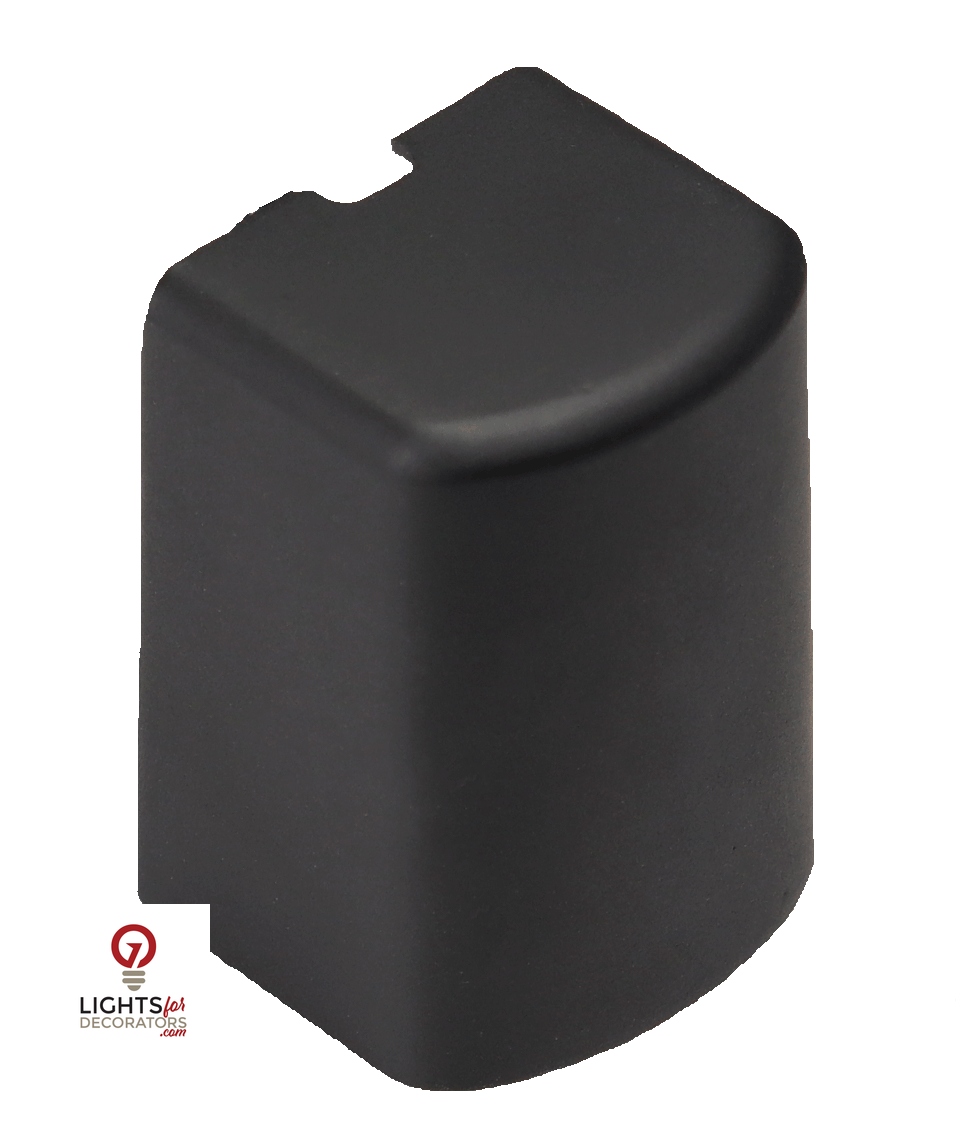 Brass Fence/Wall Light, Black, 3W LED (2700K/3000K) — view 2