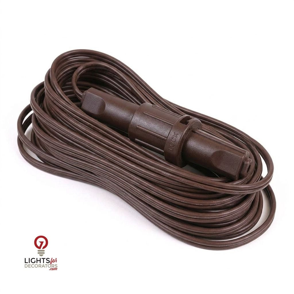 12' Brown QuickPro Coaxial Extension Brown- 12' — view 1