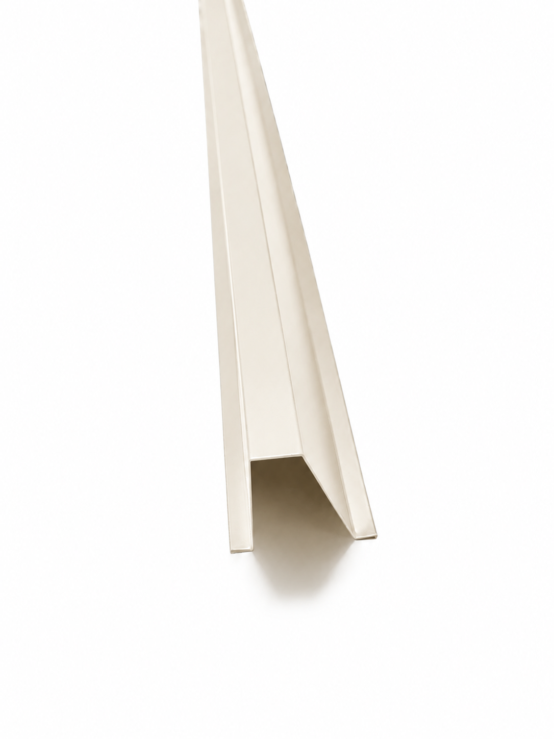 OMNI XL 90 Degree Parapet Track - 40" - Cream Aluminum — view 1