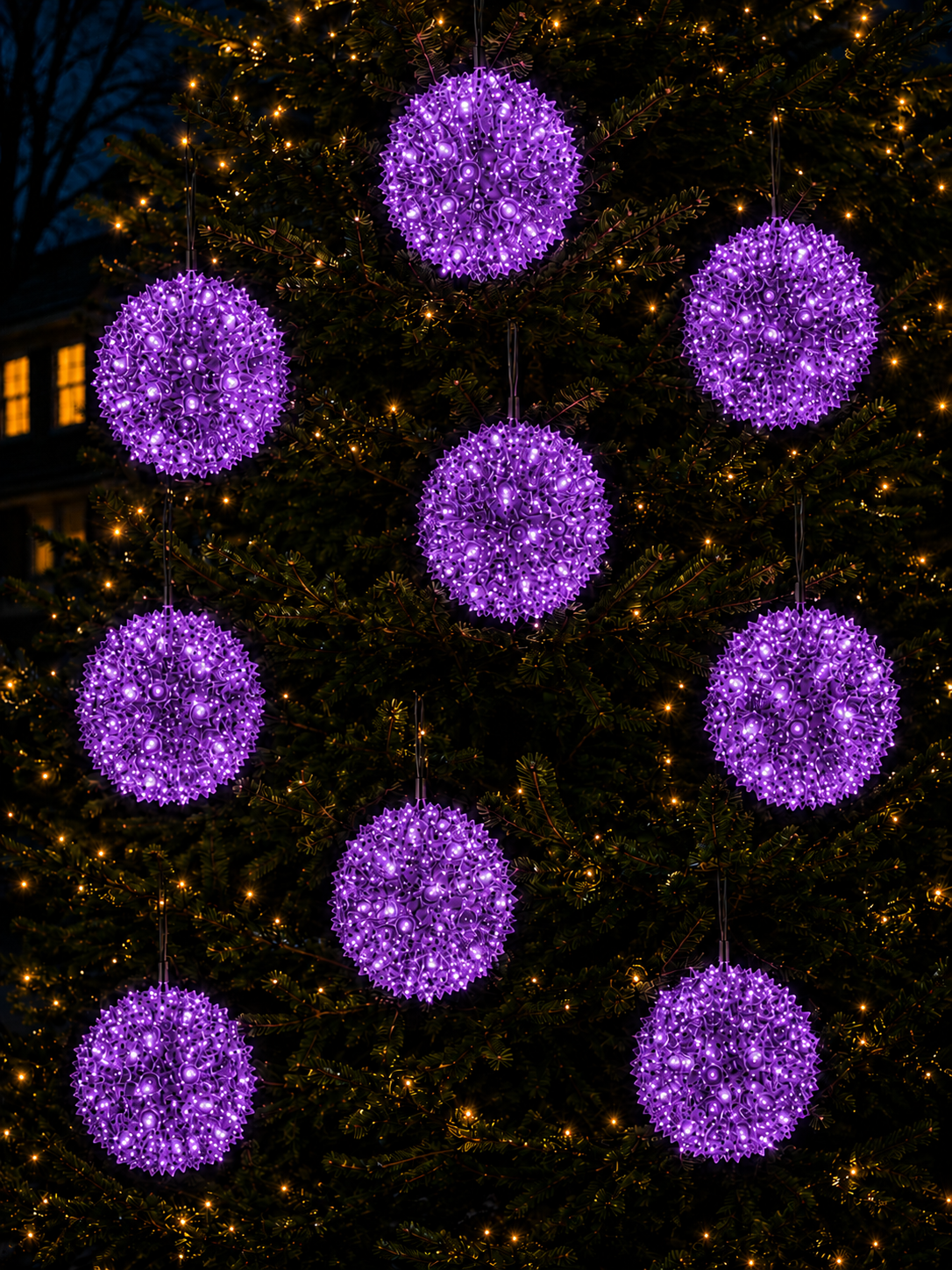 6" Purple Starlight Sphere - Steady — view 2