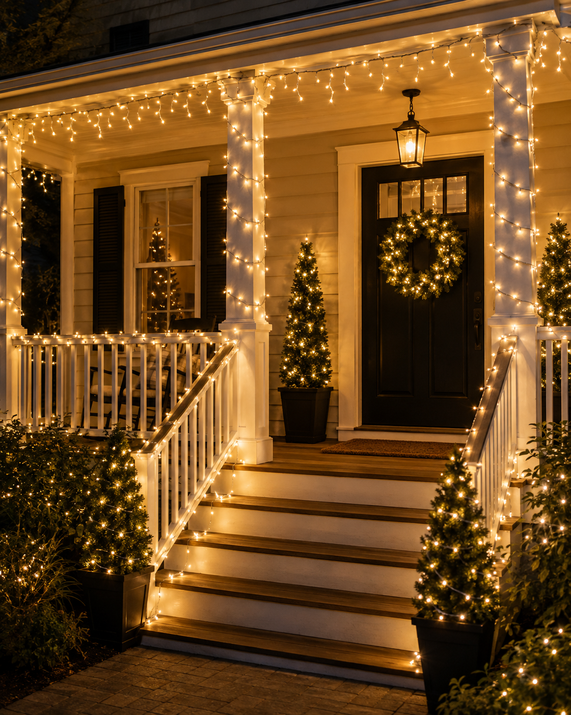 Warm White 5MM Cluster LED Light Set - 500 Lights - 12.3' - Transparent Wire — view 3