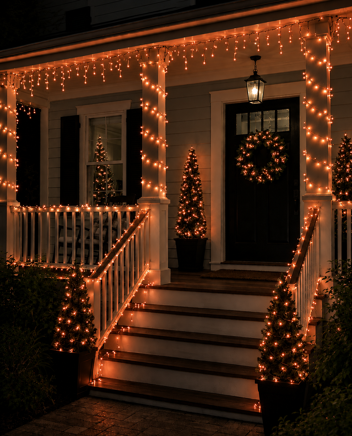 Red 5MM Rice LED Light Set - 500 Lights - 36' - Green Wire — view 2