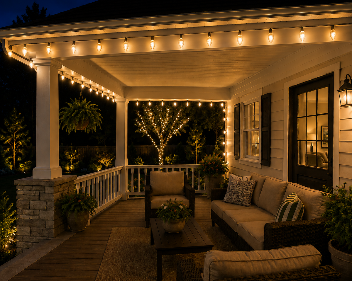 Warm White C6 LED Light Set - 50 Lights — view 2