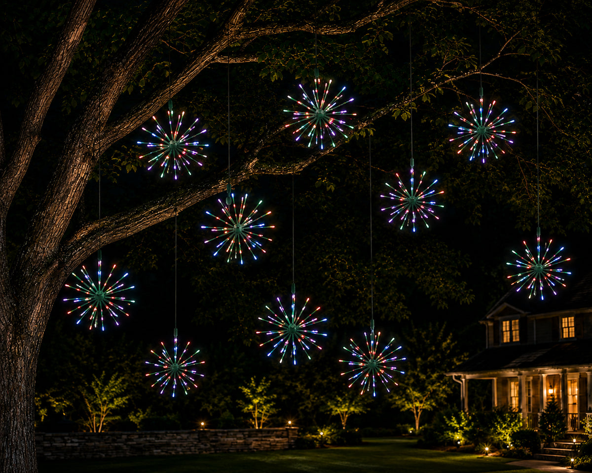 16" RGBPW LED Spritzer - Twinkle - Green Frame — view 2