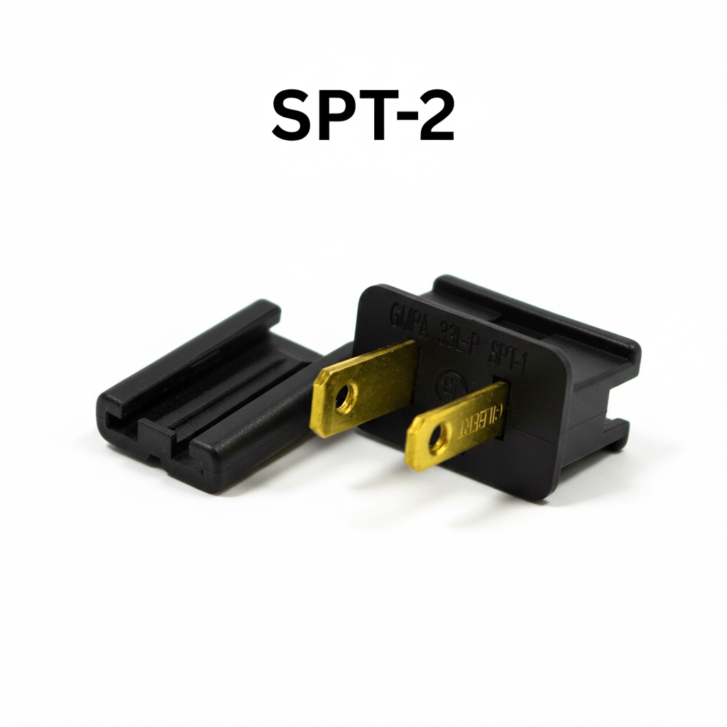 Male Slide Plug- Black -SPT2 — view 1