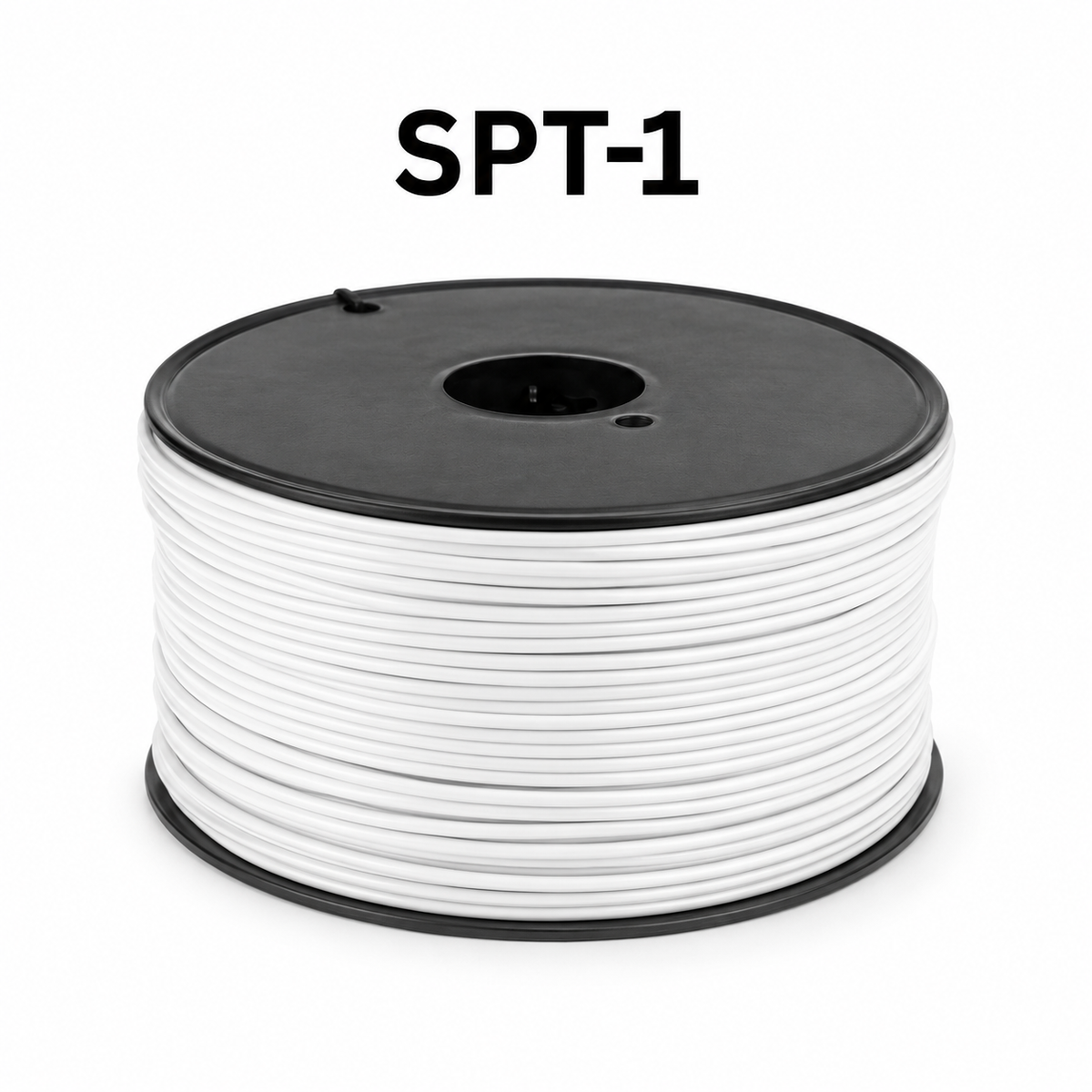 250' White Wire (18AWG) - No sockets — view 1