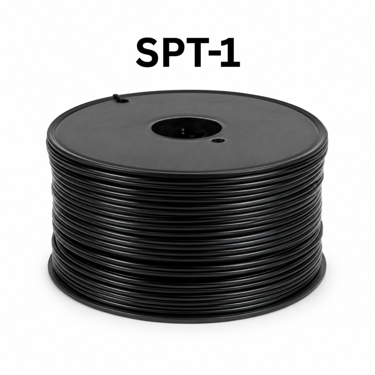 250' Black Wire (18AWG) - No sockets — view 1