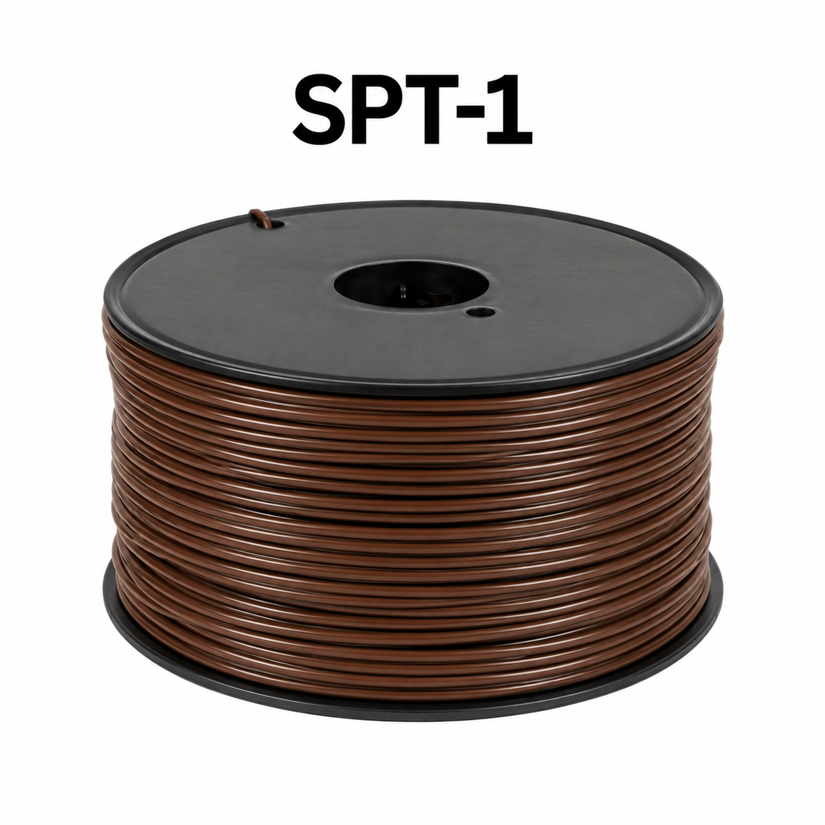 250' Brown Wire (18AWG) - No sockets — view 1