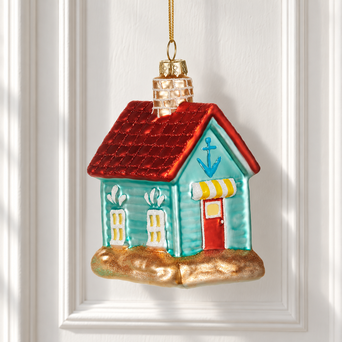 4.5" Beach Home Ornament