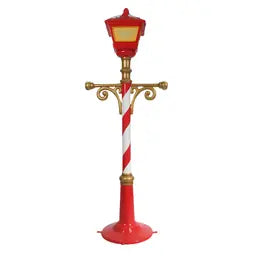 7 Foot Lamp Post with Lights Resin Display