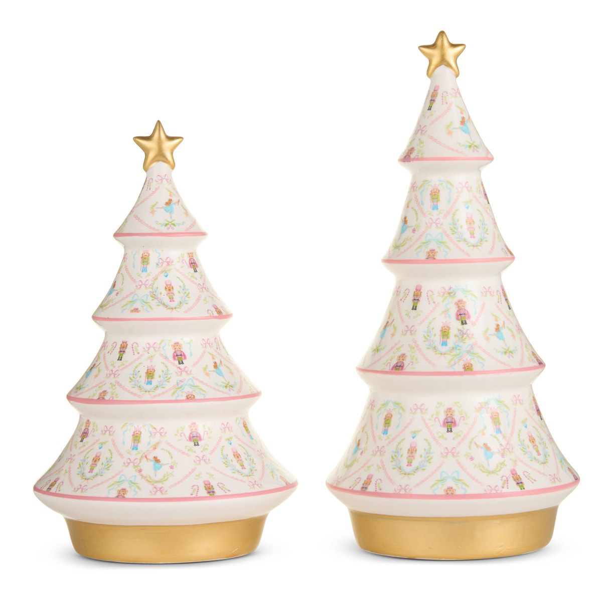 12" The Nutcracker Suite Trees – Set of 2
