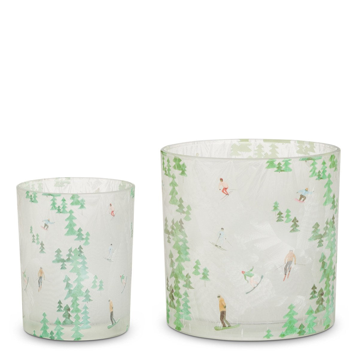 6" Ski Containers – Set of 2