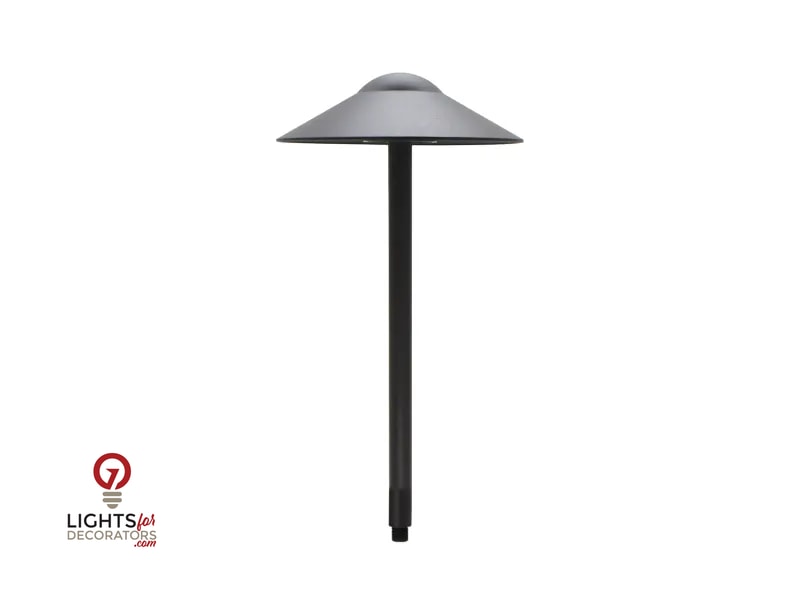 Lumien Integrated LED Bubble Hat Path / Area Light - Bronze - Aluminum (4 Watt, 3000K)