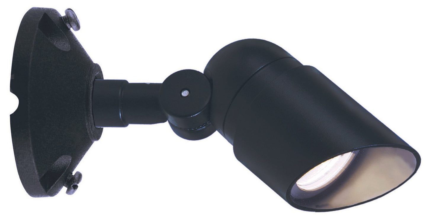 Aluminum Bullet Down Light, Black, No Lamp — view 1