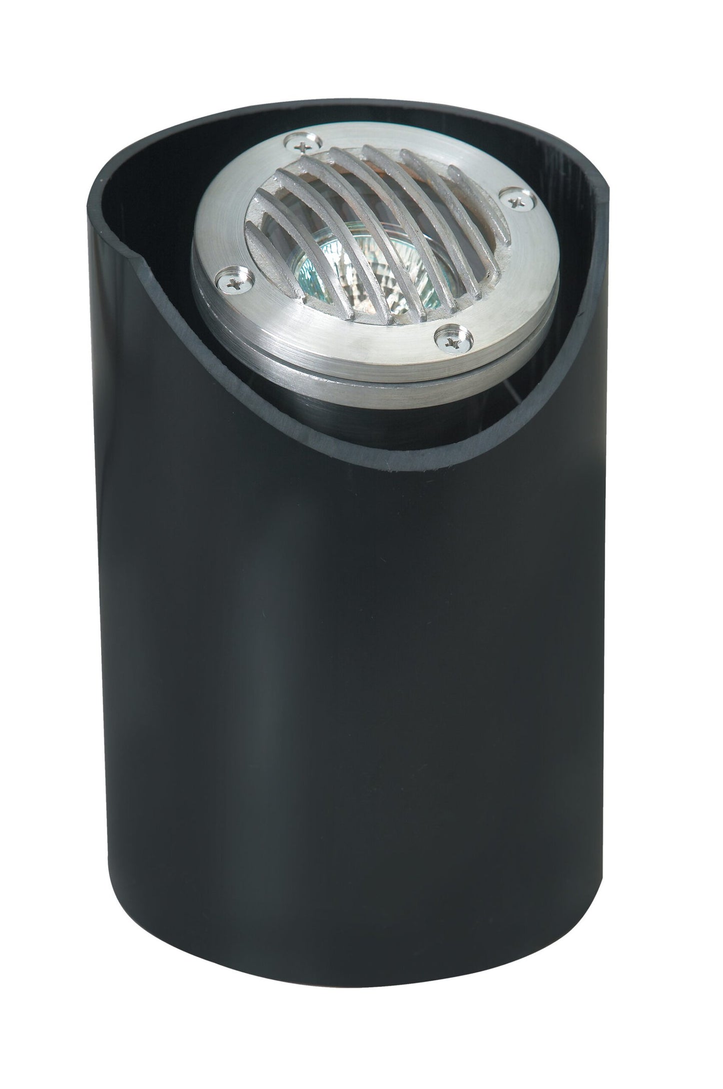 Stainless Steel Adjustable Louvered Well Light, 316 Marine Grade Stainless Steel, No Lamp — view 1