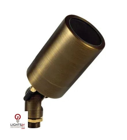 Brass RGB-WW Bluetooth Directional Light, Flat Shroud, Antique Bronze, 1W-6W LED