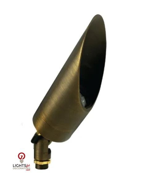 Brass RGB-WW Bluetooth Directional Light, Longer Shroud, Antique Bronze, 1W-6W LED