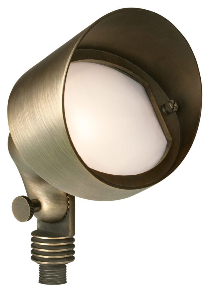 Brass Large Oval Wall Wash, Antique Bronze, No Lamp — view 1