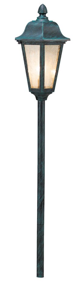 Aluminum Lantern, Verde Green, No Lamp — view 1
