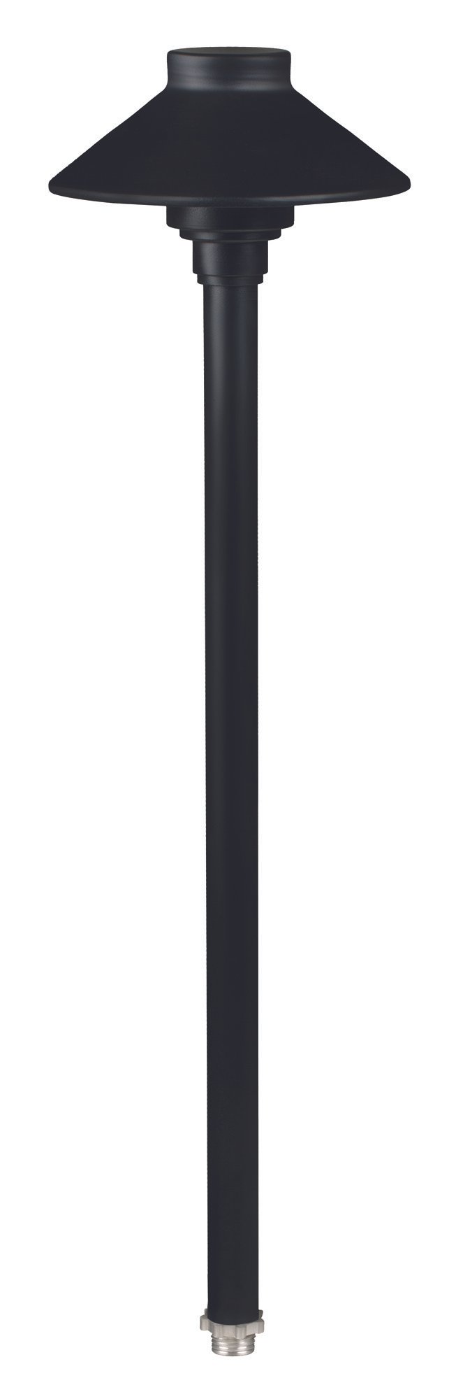 Aluminum Umbrella, 18" Stem, Black, No Lamp — view 1