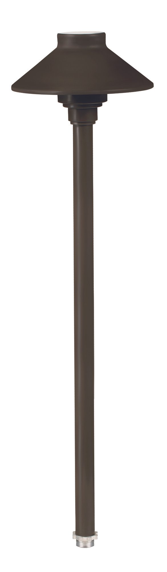 Aluminum Umbrella, 18" Stem, Bronze, No Lamp — view 1