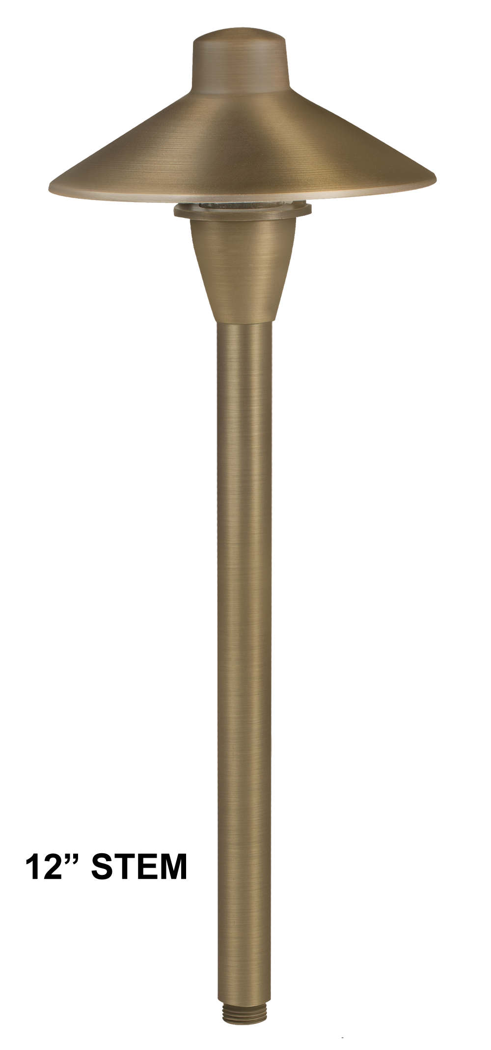 Brass RGB-WW Bluetooth 18" Umbrella Area Light, Antique Bronze, 1W-5W LED — view 1