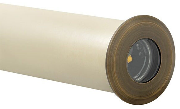 Brass Lensed Light, Antique Bronze, 3W Integrated LED — view 1