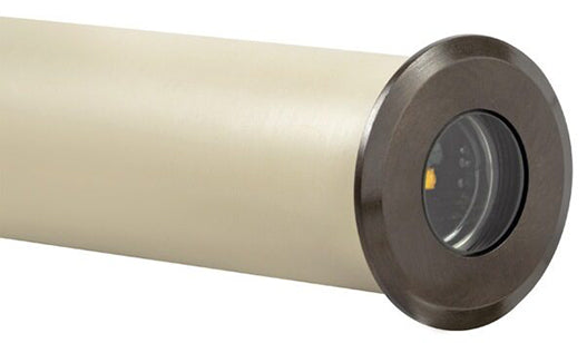 Brass Lensed Light, Gun Metal, 3W Integrated LED — view 1
