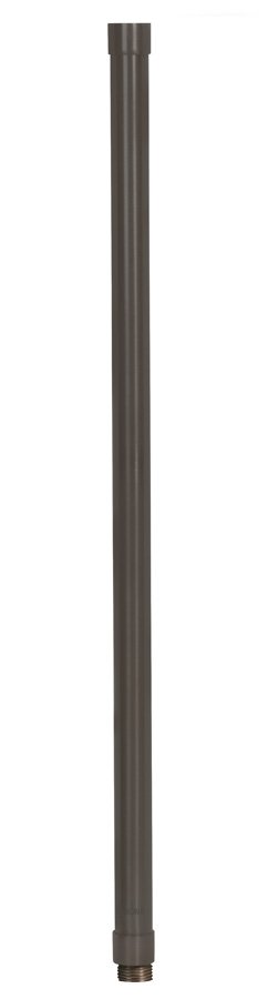 Brass 24" Riser, ½" NPT Male/Female, Gun Metal — view 1