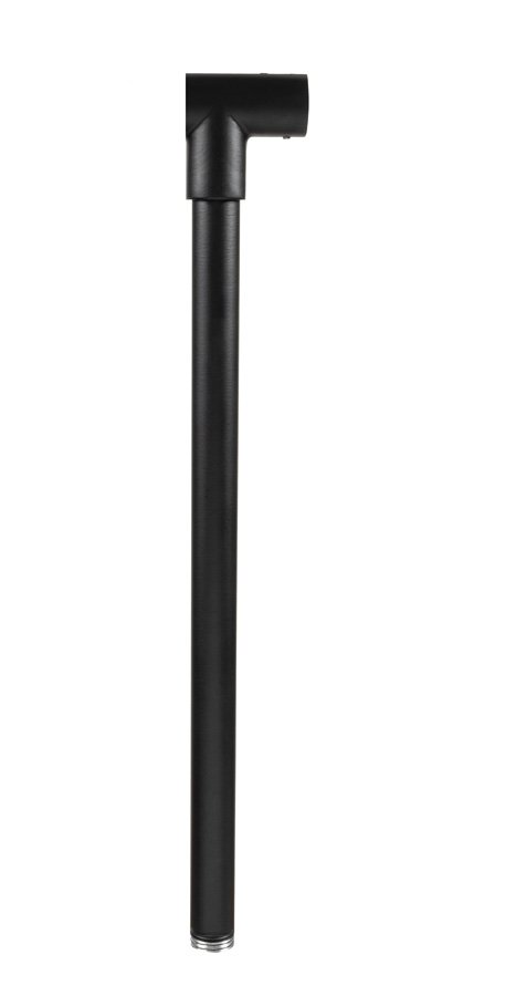 Aluminum 18" Single Head Post, Black — view 1