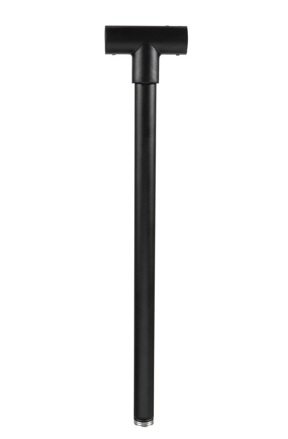 Aluminum 18" Double Head Post, Black — view 1