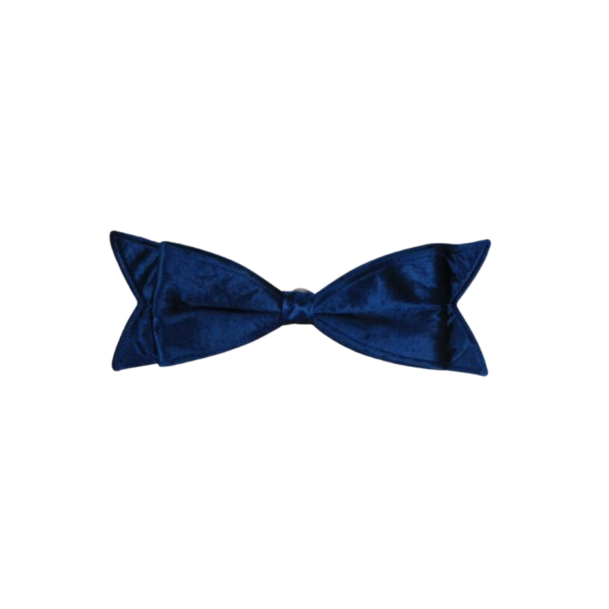 24" Outdoor Velvet Bow Tie Bow - Midnight Blue - UV Treated Midnight Blue- 24" — view 1