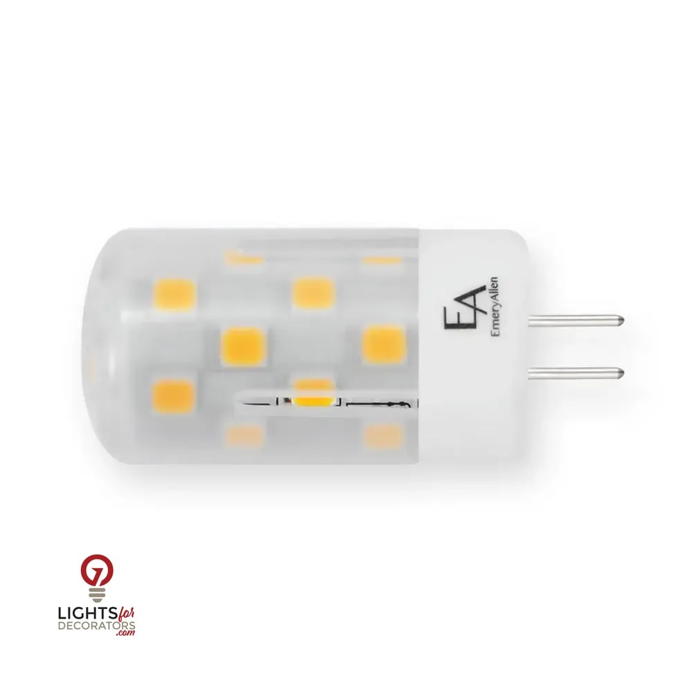 3 Watt Emeryallen LED G4 Bi Pin Base 12V Lamp
