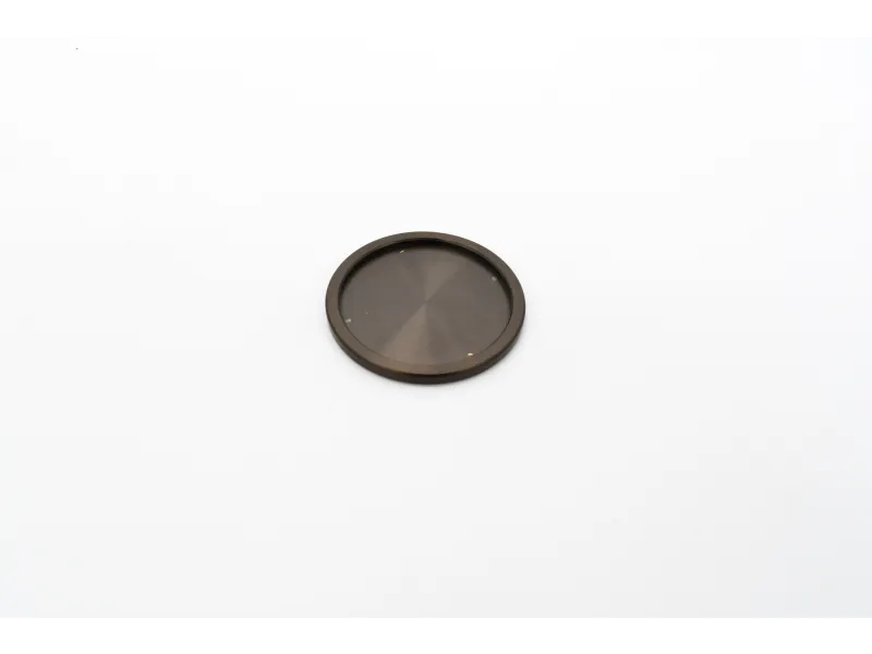Lumien Micro Glass Rod End Cap - Antique Brass — view 1