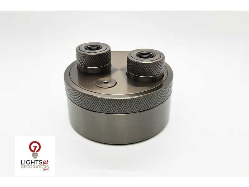 Lumien Quick Connect Junction Box - 127mm Dual Opening - Antique Brass — view 2