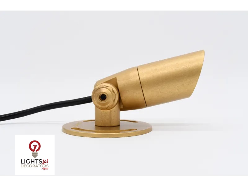 Lumien Core Micro Underwater Up Light - Raw Brass - 5.5 Watt - 3000K - 60 Degree