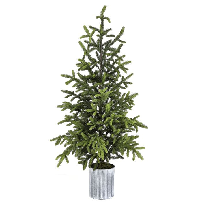 60" Natural Touch Norway Spruce Potted Tree 60" — view 1