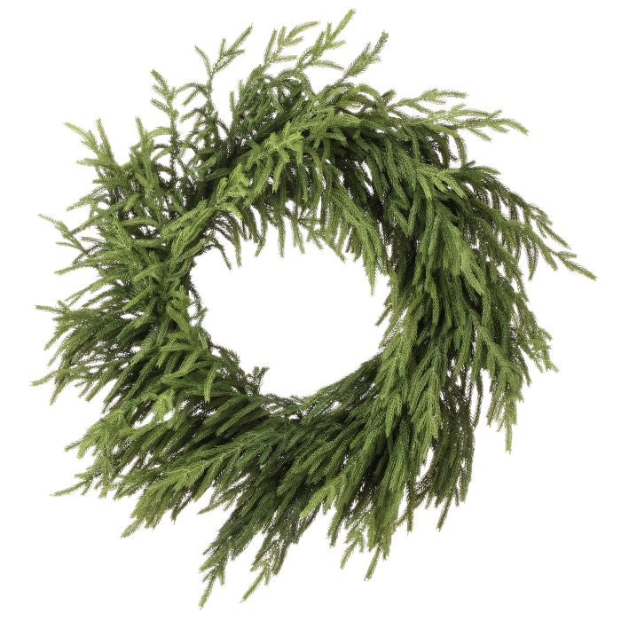 30" Just Cut Norfolk Pine Wreath 30" — view 1