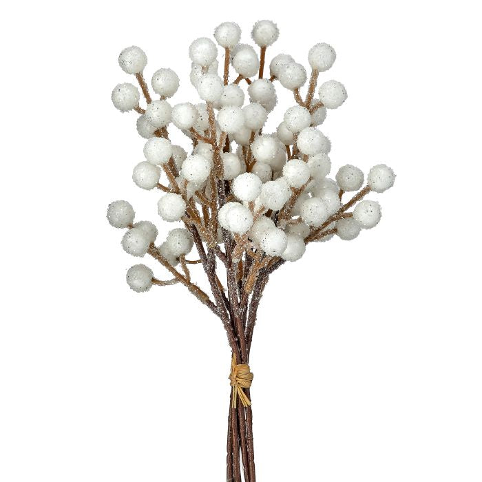 11" Glitter Berry Bundle - White White — view 1