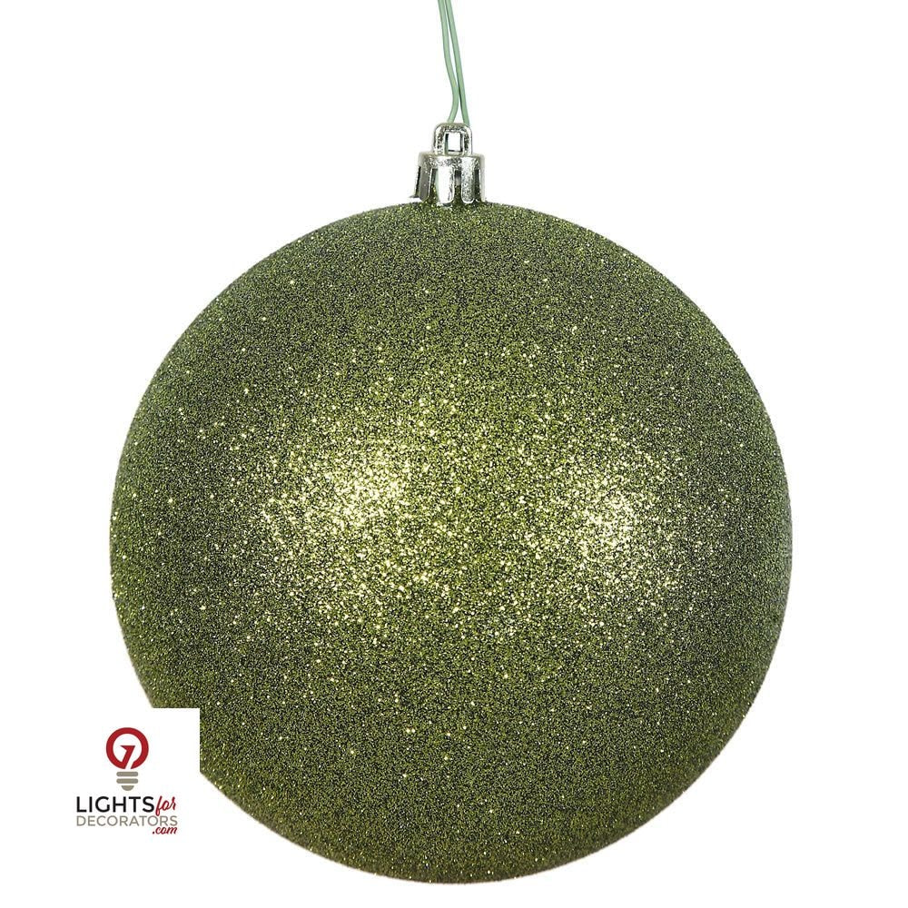 Olive - Shatterproof Ball Chritsmas Tree Ornamanets — view 4