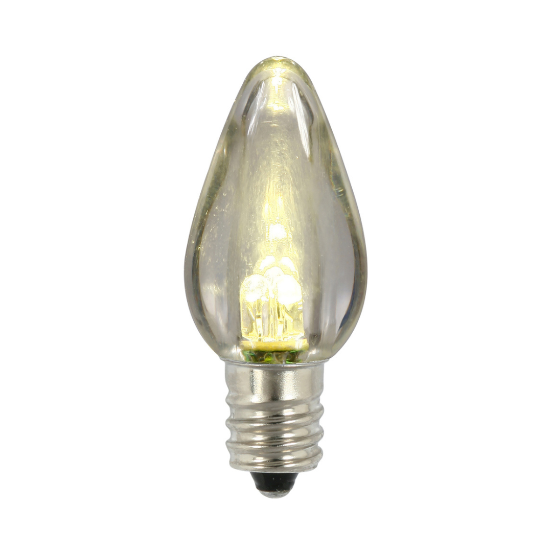 LED C7 Straight Filament Bulb - WARM WHITE 2700K Warm White — view 2