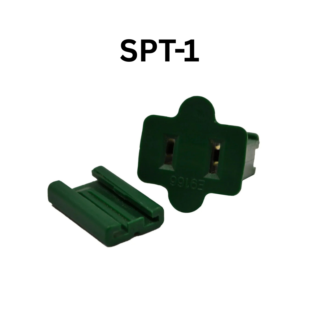 Female Slide Plug - Green Female- Green — view 1