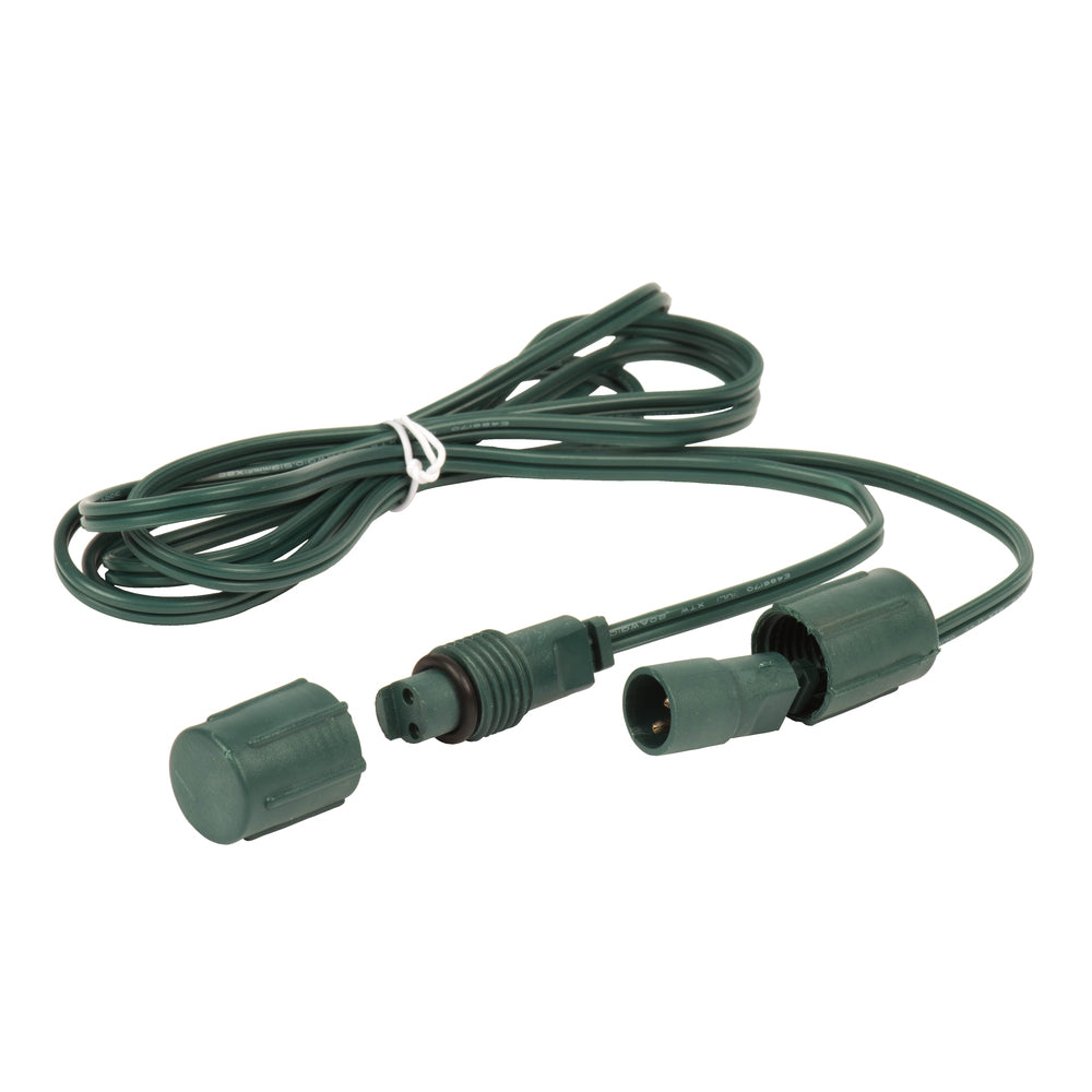 6' Green FestivePro Coaxial Extension — view 1