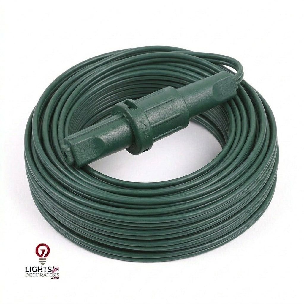 25' Green QuickPro Coaxial Extension — view 1