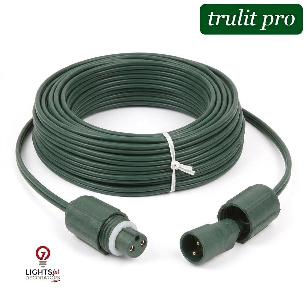 50' Green TruLit Pro Coaxial Extension — view 1