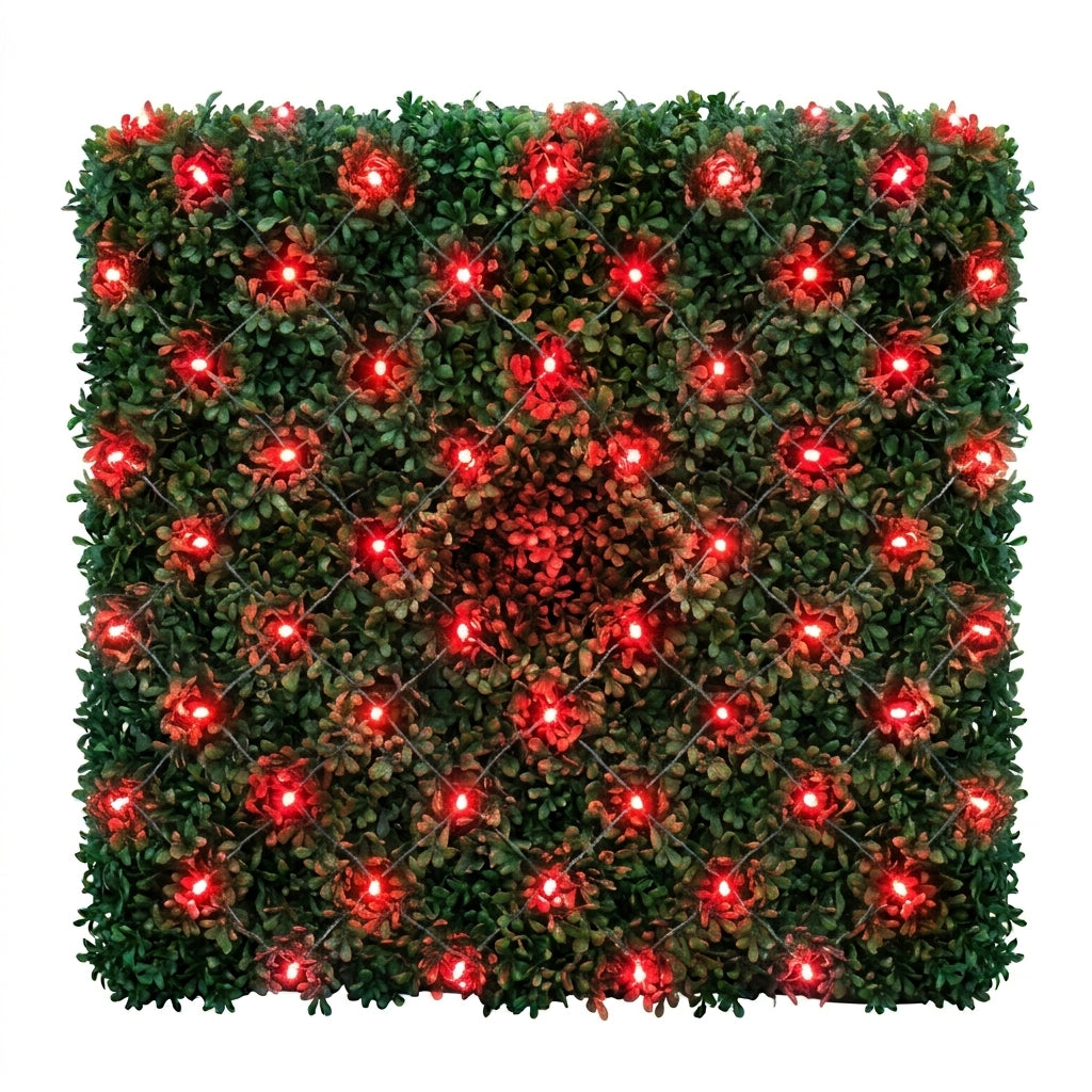 Red Commercial 5MM LED Net Light - 120 Lights — view 2
